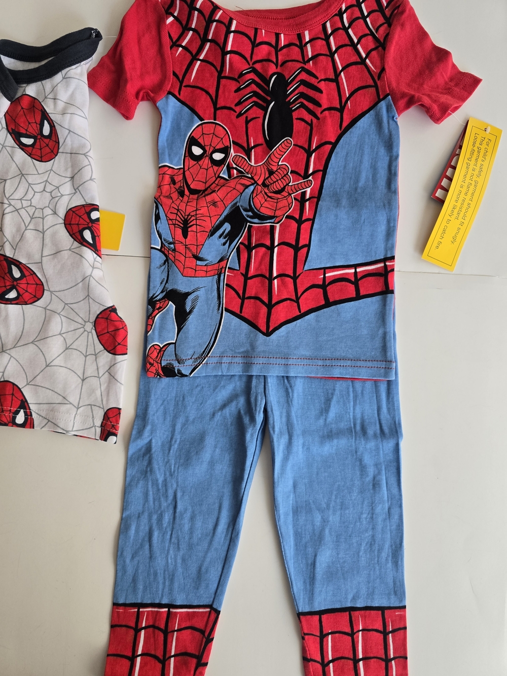 Marvel Spider-Man Red and Blue Kids Pajama Costume Set